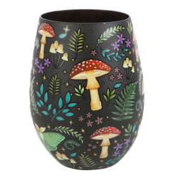 Dark Forest Print Stemless Glass Dark Forest Print Stemless Glass